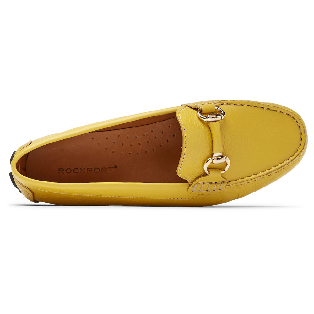 Rockport Womens Loafers Yellow - Bayview Bit Keeper - UK 879-SXBDPK